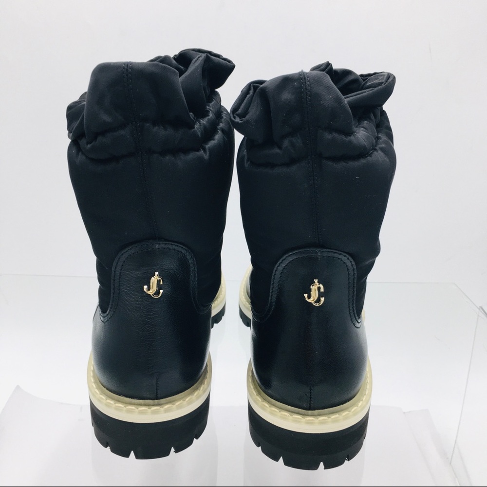 Jimmy Choo BAO Women’s Black Flat Ankle Boots - Picture 13 of 16